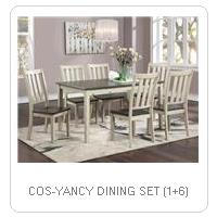 COS-YANCY DINING SET (1+6)